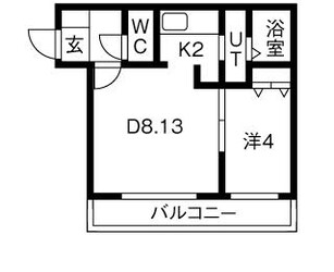 アスパイア琴似の物件間取画像